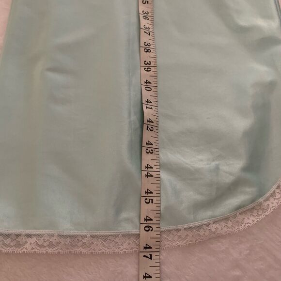 Apostrophe Gown Size 8 Vintage Deadstock Blue Lace Romantic Ruffle Bell Sleeves - Picture 10 of 10